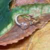 Anillo Corazón y Circones Brillantes.